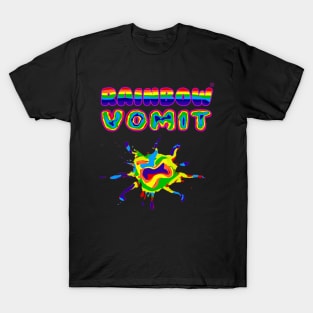 Rainbow Vomit (Design 2) T-Shirt